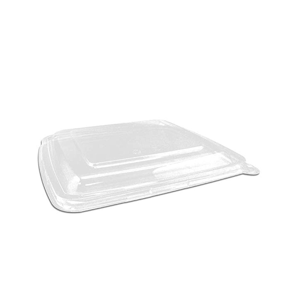 Clear PET Lid For Sugarcane 9" No Compartment Tray - TEM IMPORTS™