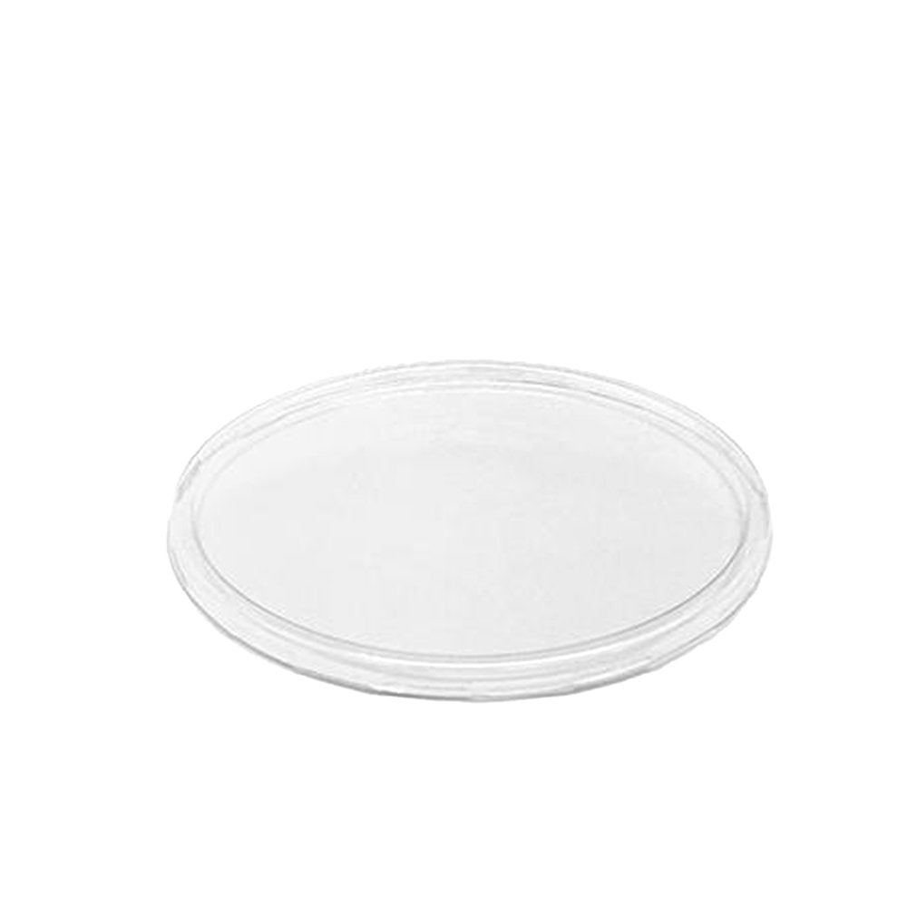 Clear PET Lid For Sugarcane Takeaway Round Tubs 22oz - TEM IMPORTS™