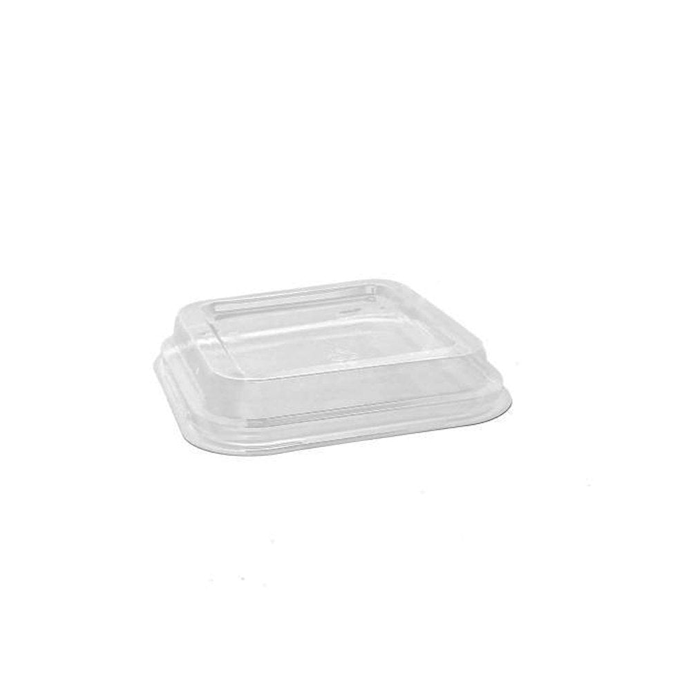 Clear PET Lid For Sugarcane Tray 7oz