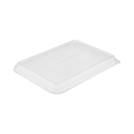 Clear PET Lid Suit 4 & 6 Compartment Sugarcane Tray - TEM IMPORTS™