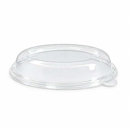 Clear PET Oval Lid For Sugarcane Oval Bowls 550mL - TEM IMPORTS™