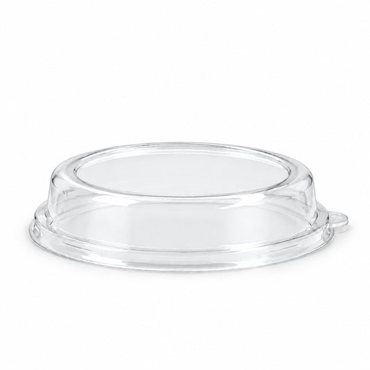 Clear PET Top Hat Lid For Sugarcane Bowls 950mL - TEM IMPORTS™