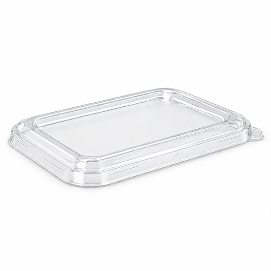 PET Lid for Natural Sugarcane Rectangular 500-750mL (Carton of 400)