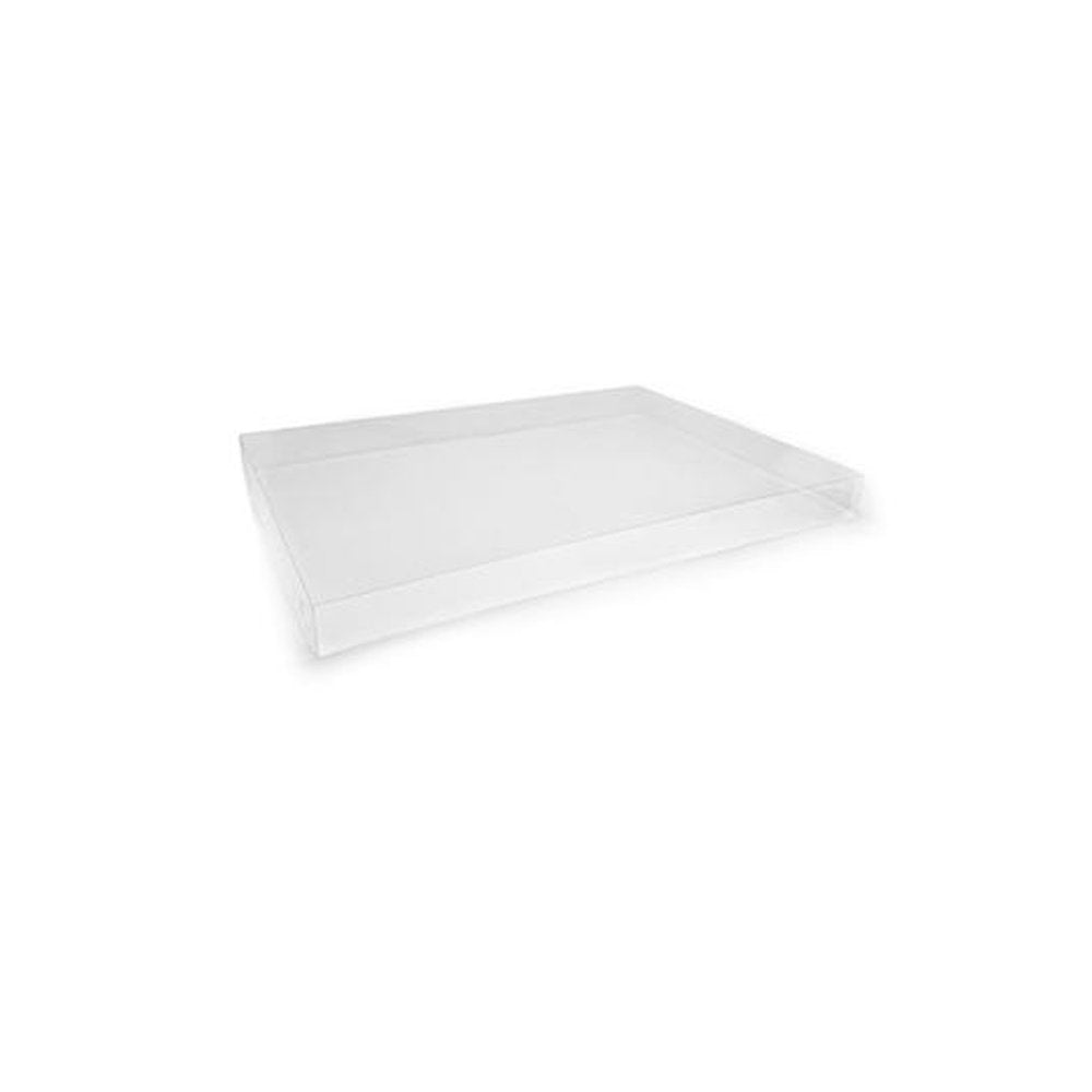 Clear RPET Lid Made For Medium Rectangular Catering Tray - TEM IMPORTS™
