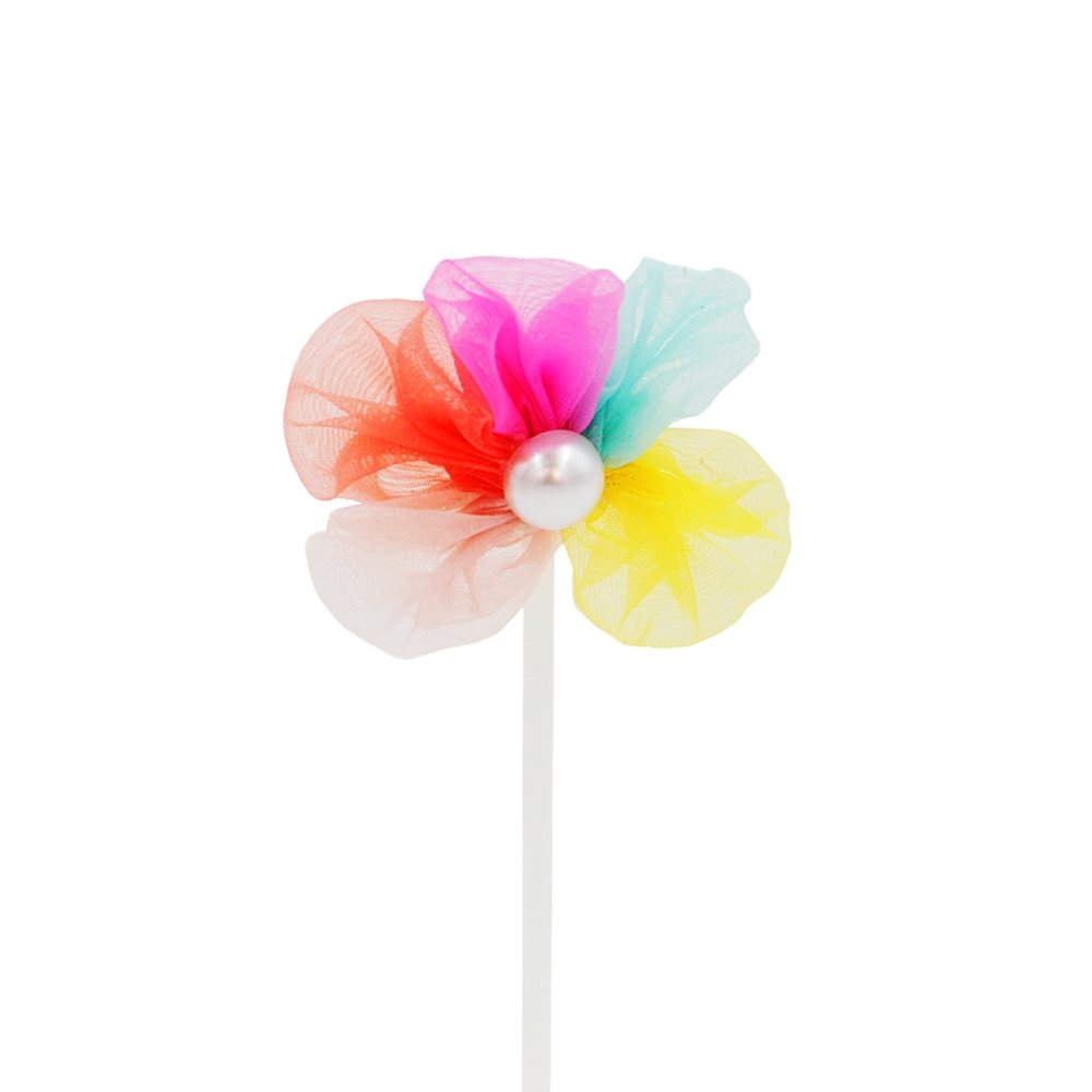 Colour Ribbon Flower Cake Topper - TEM IMPORTS™