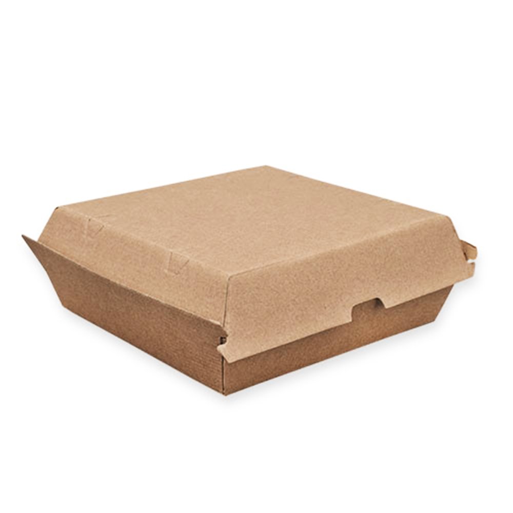 Corrugated Kraft Plain Brown Dinner Box - TEM IMPORTS™
