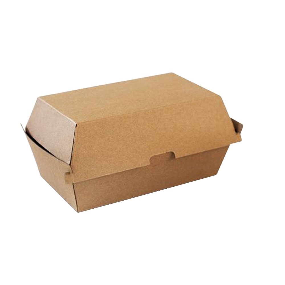 Corrugated Kraft Plain Brown High Snack Box - TEM IMPORTS™