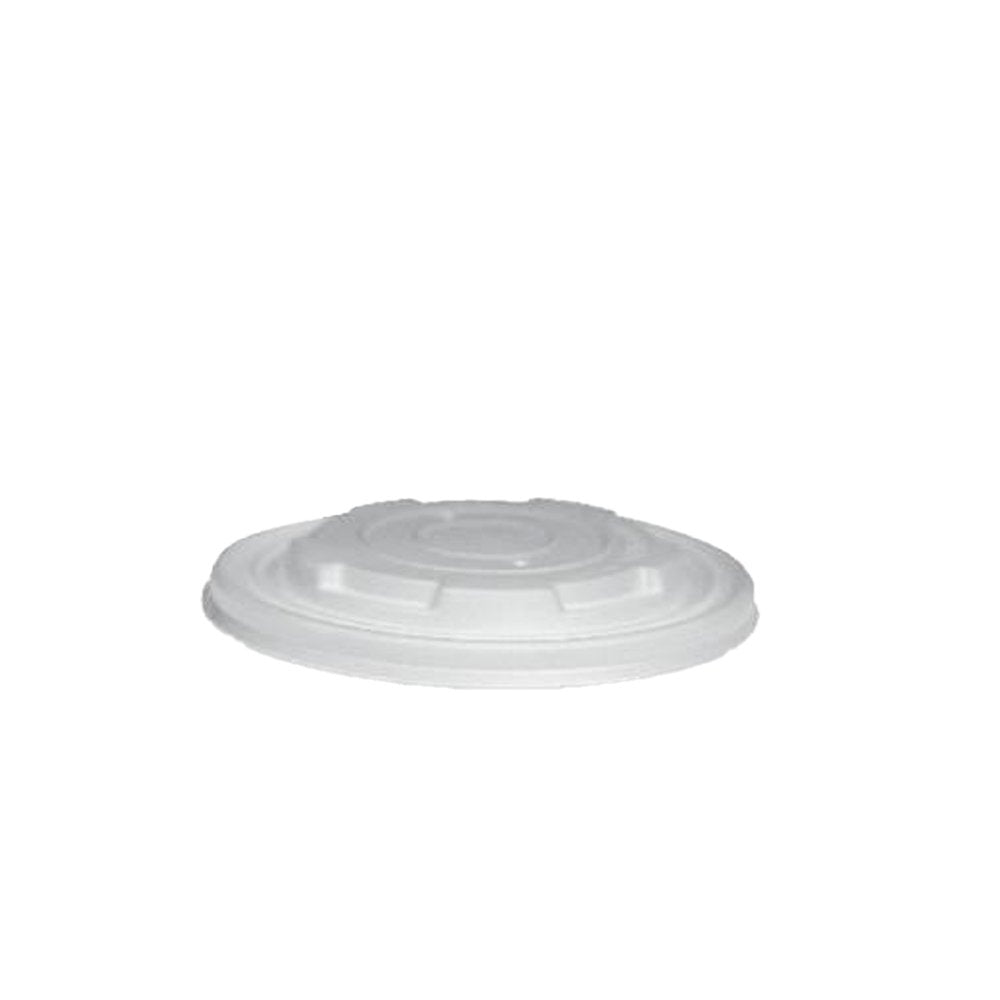 CPLA Flat Lid 115mm For 12/16/24oz PLA Coated Soup Cup - TEM IMPORTS™