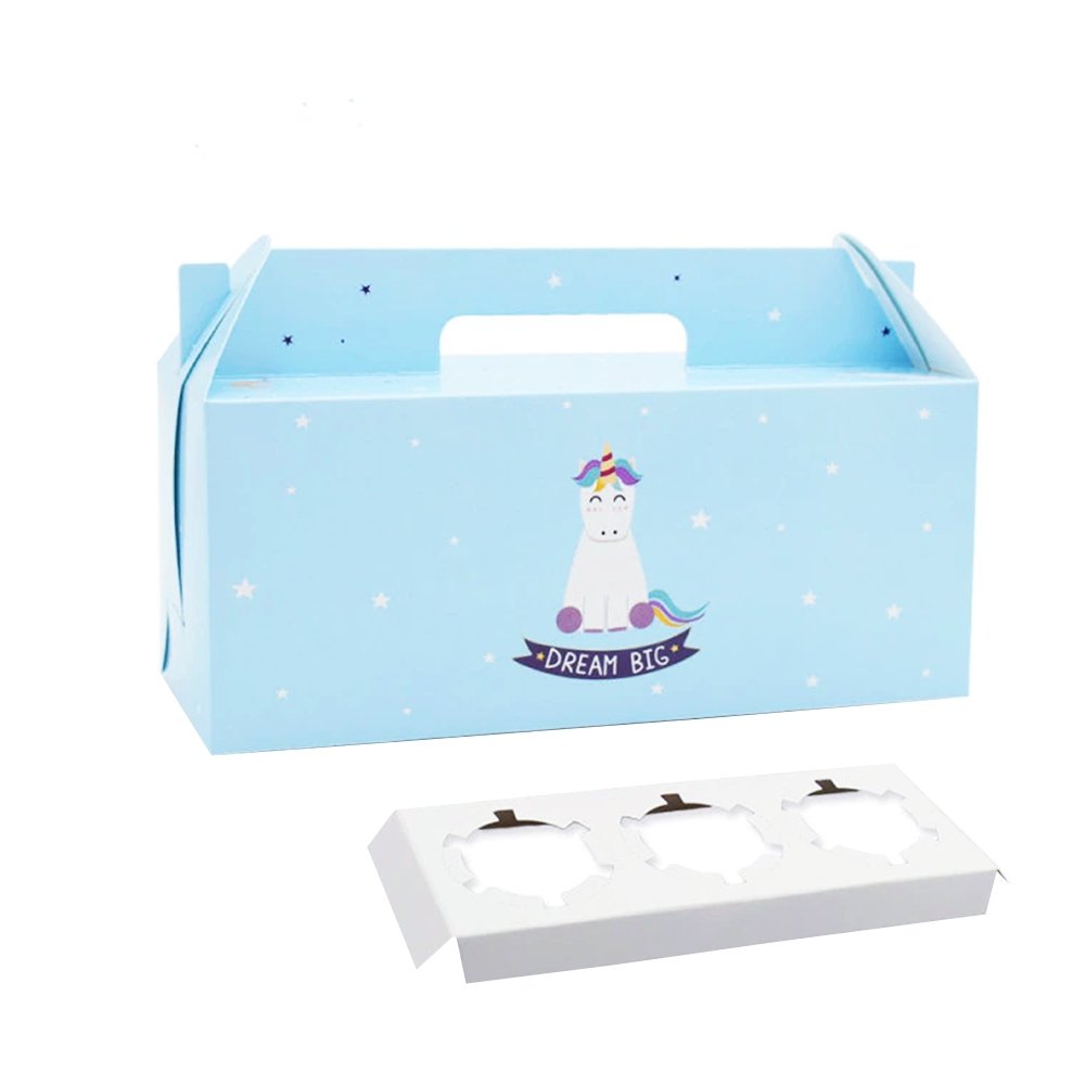 Cupcake Tray Paper Cake Box Handle - Dream Big - TEM IMPORTS™