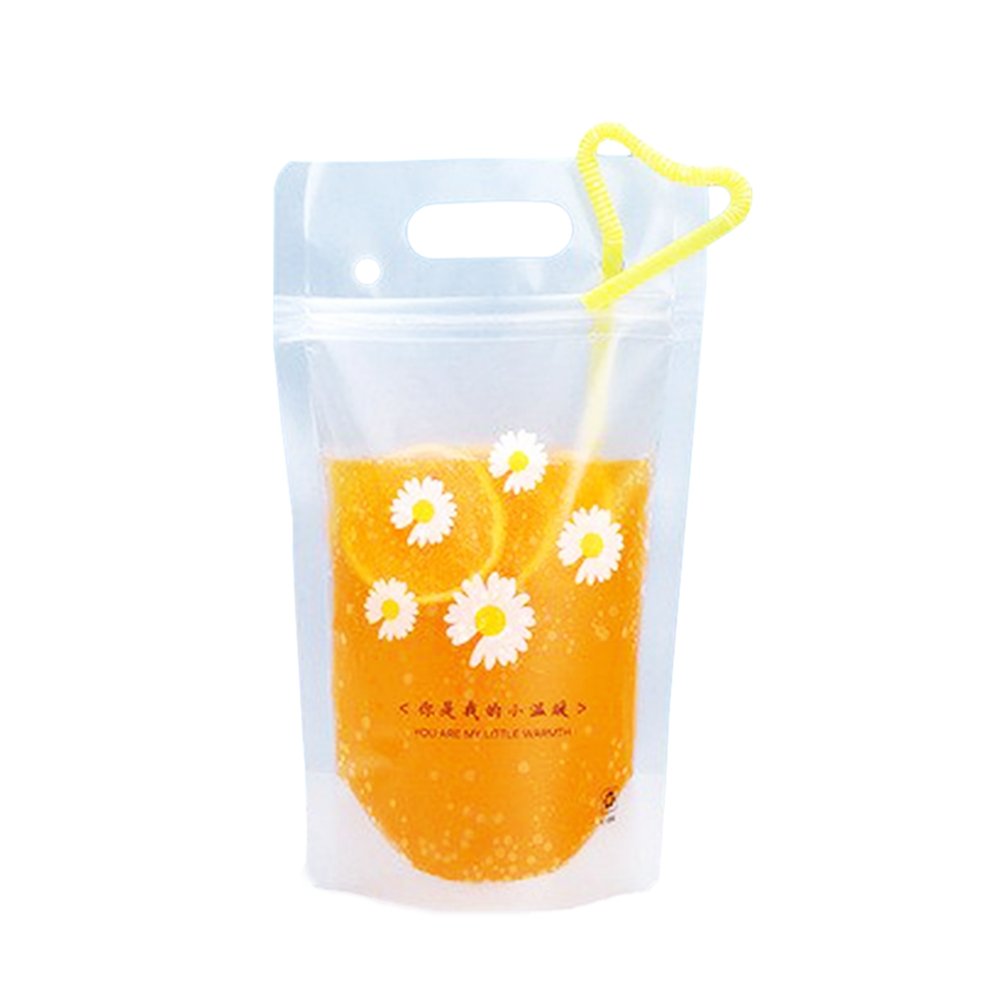 Daisy Flower Print Reusable Ziplock Bag-Pk50 - TEM IMPORTS™