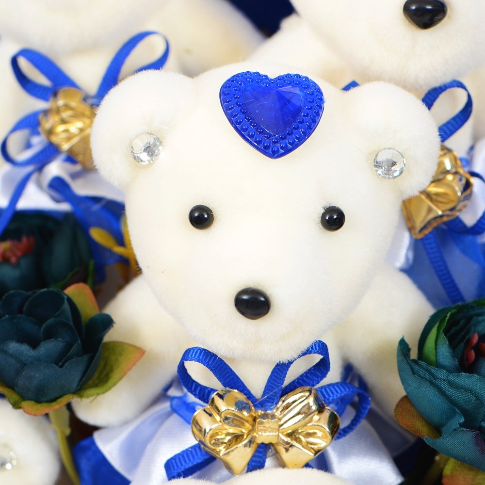 Dark Blue Teddy Bear Bouquet - TEM IMPORTS™