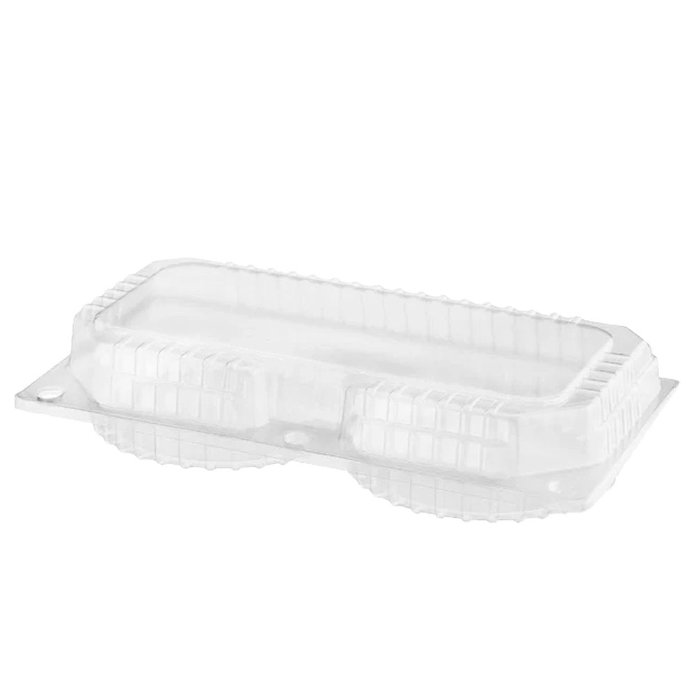 Double Custard Clearview Hinged Lid Container - TEM IMPORTS™