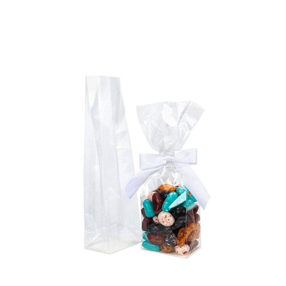 Ex Small Clear Poly Bag With Gold Card