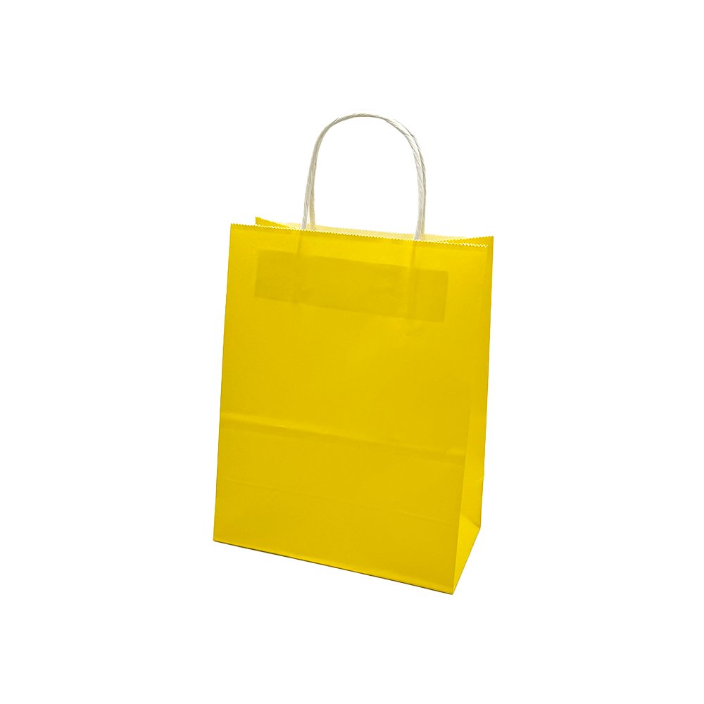 Ex Small Yellow Paper Twist Handle Bag - TEM IMPORTS™