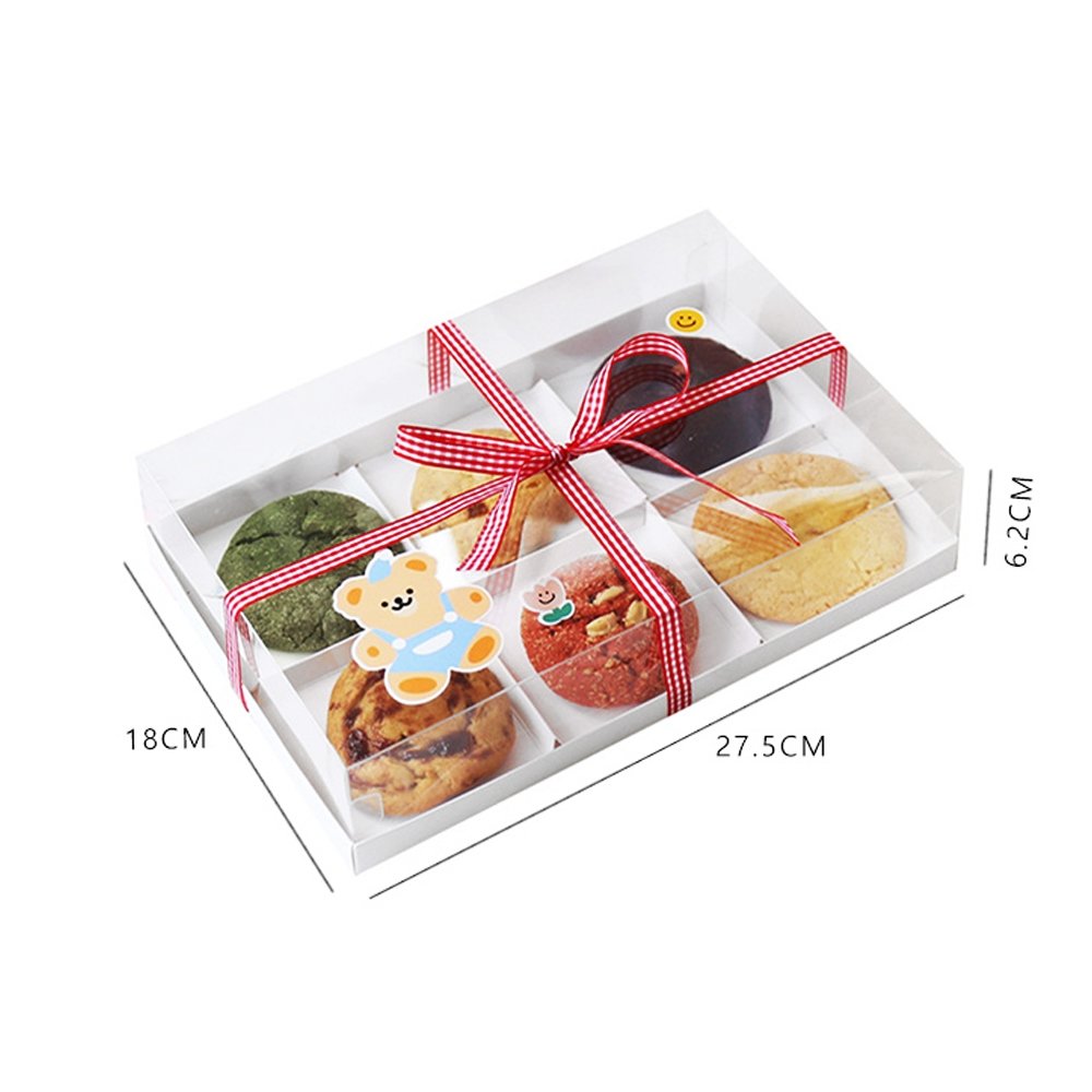 Extra Small Rectangular Clear Flat Cake Box - TEM IMPORTS™