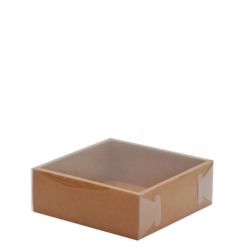 H60mm Ex Small Square D/Wall Paper Box-Kraft - TEM IMPORTS™