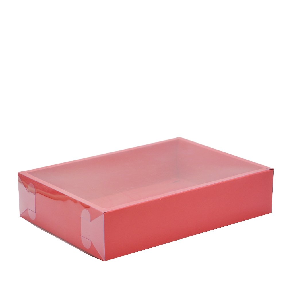 H80mm Medium Rectangular D/Wall Paper Box-Red - TEM IMPORTS™