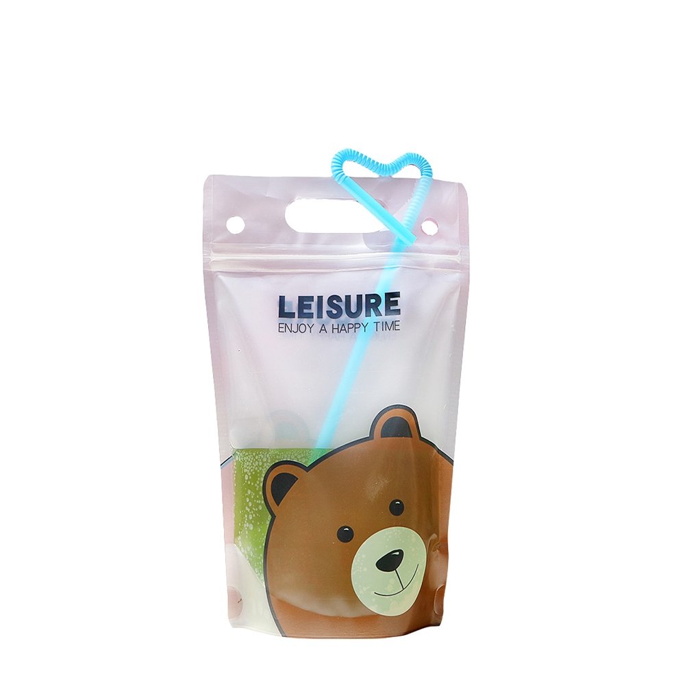Happy Bear Print Reusable Ziplock Bag-Pk50 - TEM IMPORTS™