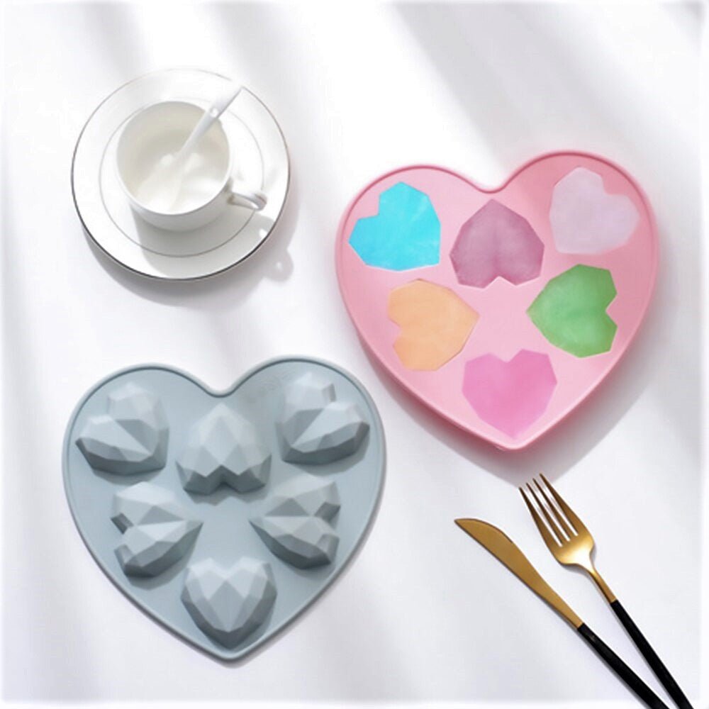 Heart Shape DIY Silicone Mold - TEM IMPORTS™