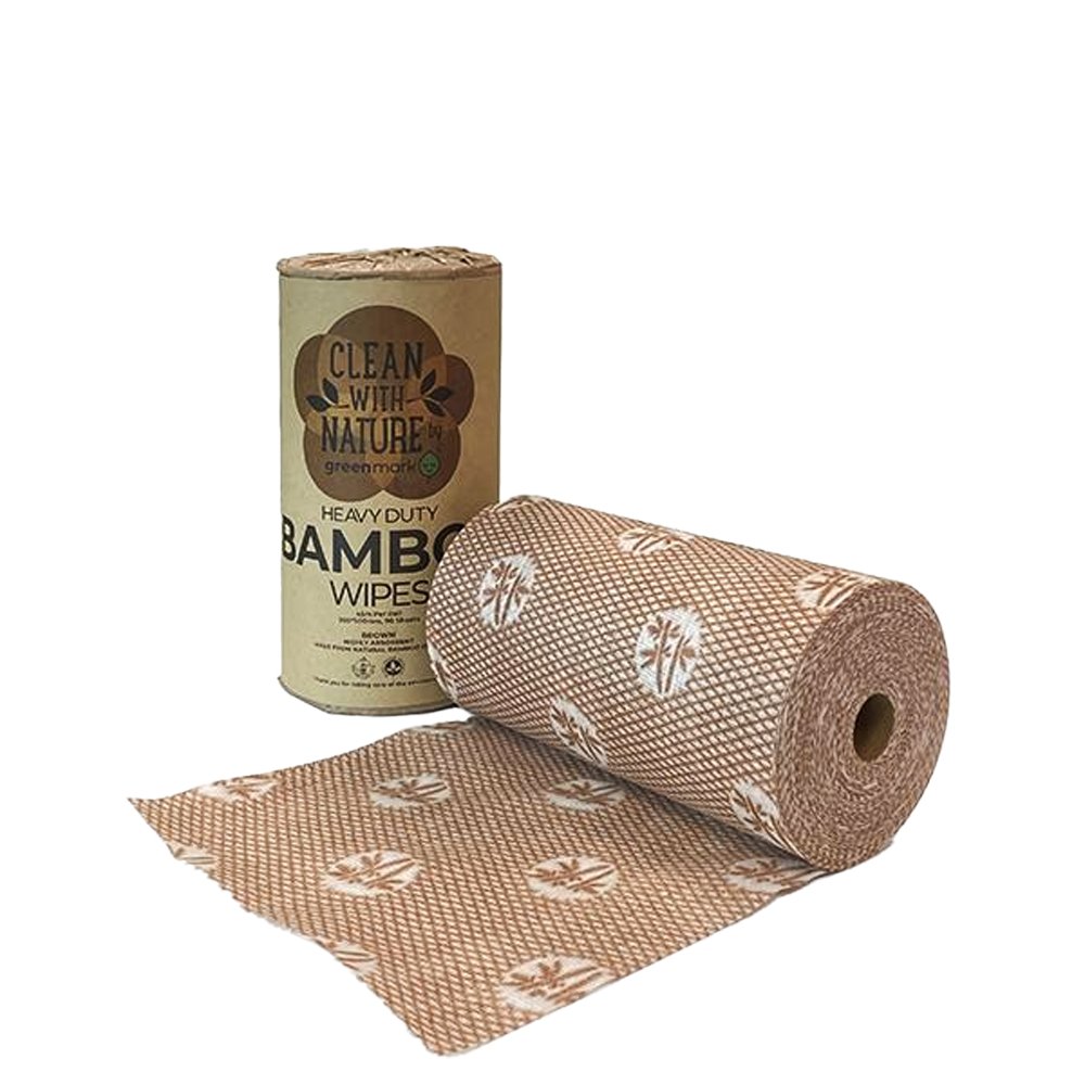 Heavy Duty Multi-Purpose Bamboo Wipes - Brown - TEM IMPORTS™