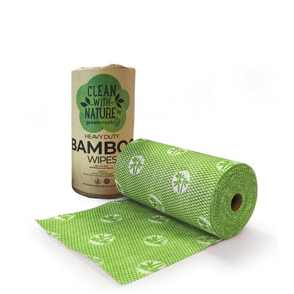 Heavy Duty Multi-Purpose Bamboo Wipes - Green - TEM IMPORTS™