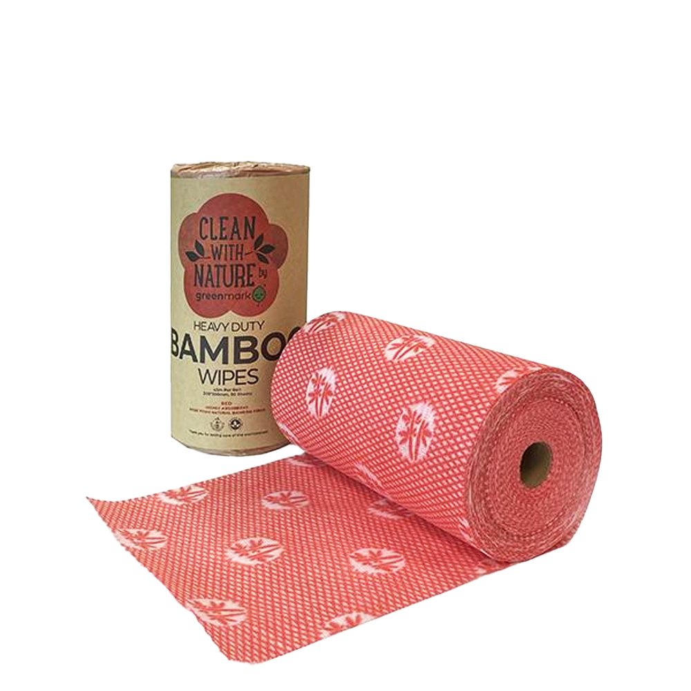 Heavy Duty Multi-Purpose Bamboo Wipes - Red - TEM IMPORTS™