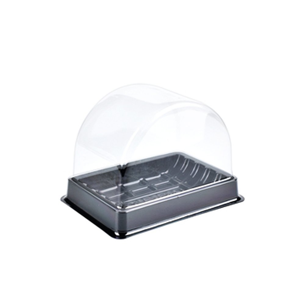Individual Rectangle Half Moon Shape Container With Lid - TEM IMPORTS™