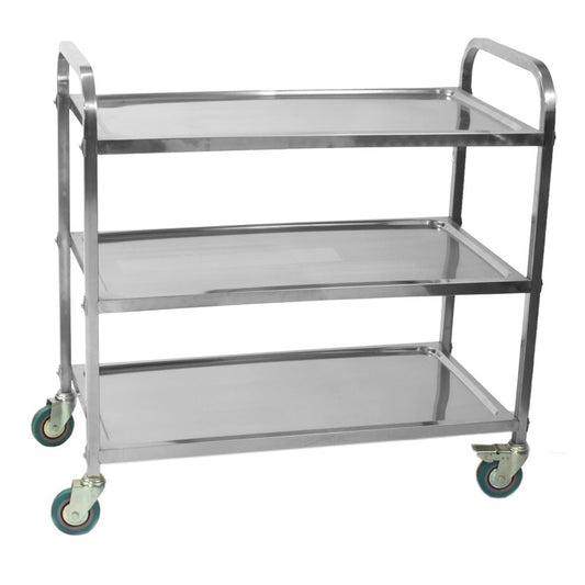 Stainless Steel 3 Tier Trolley