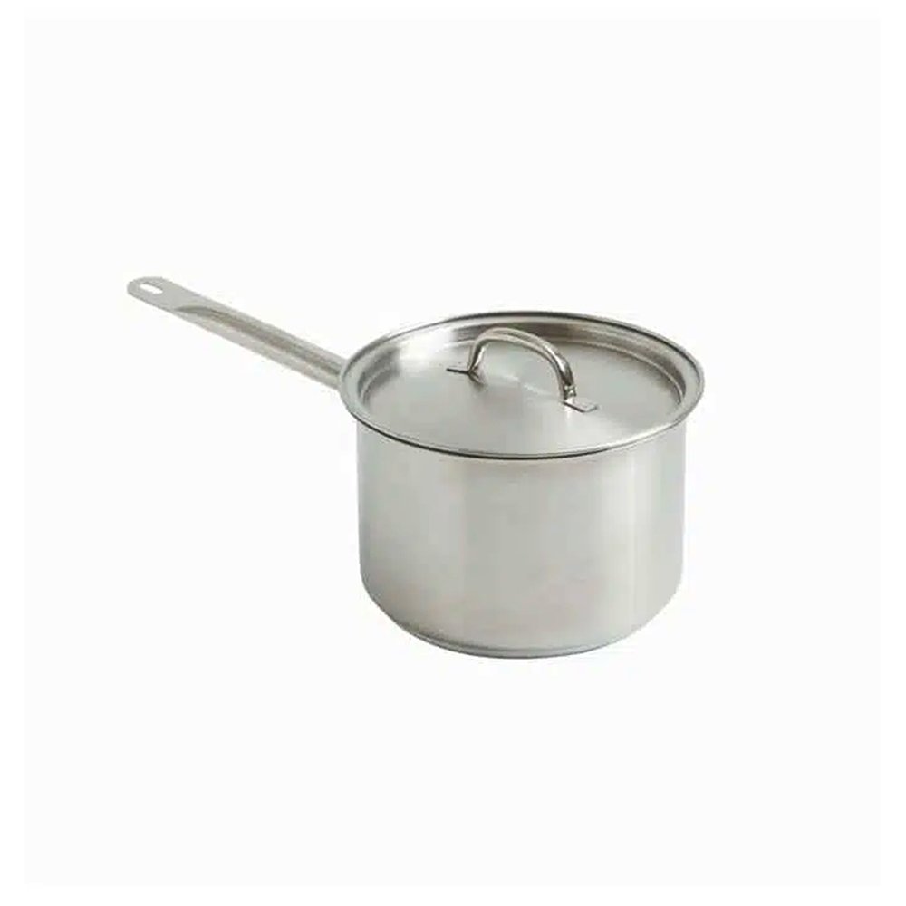 Stainless Steel Saucepan With Lid - 2.5L