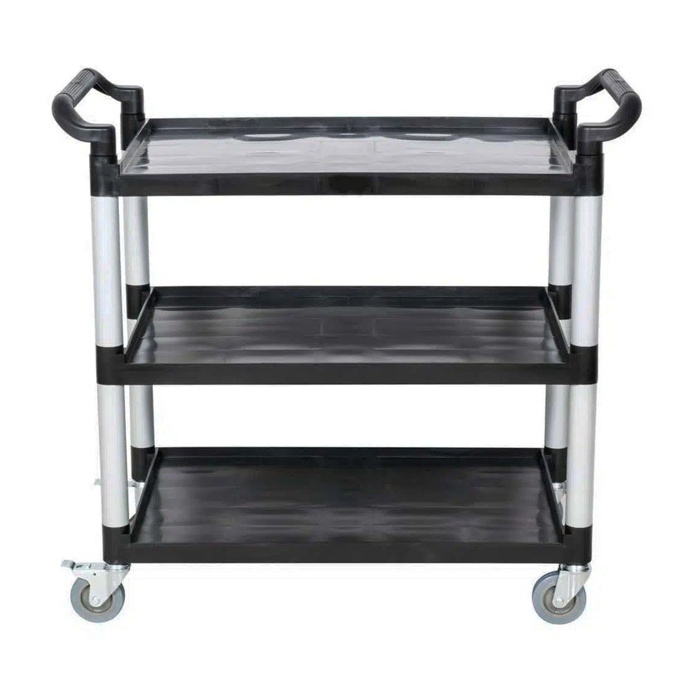 KH Large 3 Tier Utility Trolley - Black - TEM IMPORTS™