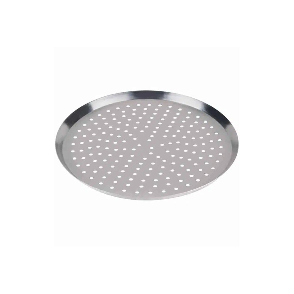 KH Pizza Tray Aluminium Perforated Made In Australia - 250mm - TEM IMPORTS™