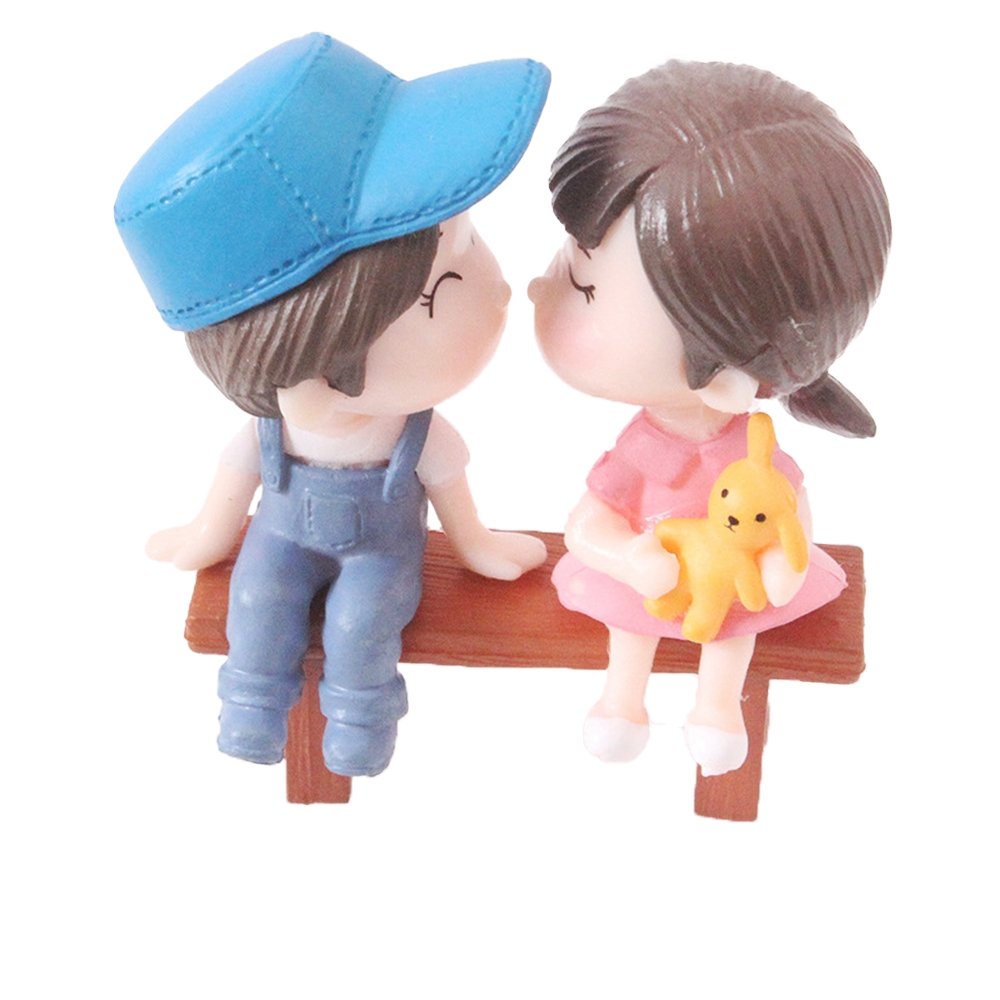 Kissing Boy & Girl Cake Topper Set - TEM IMPORTS™