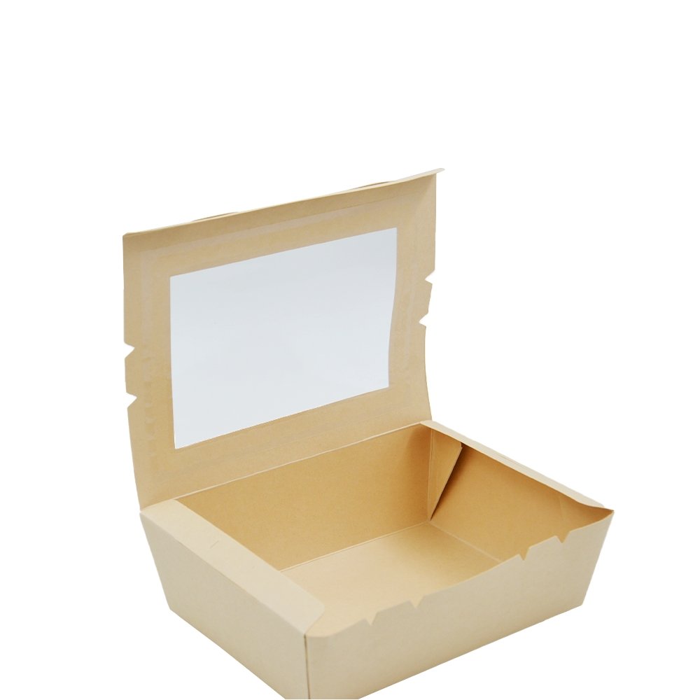 Large Bamboo Lunch Box With PLA Window - TEM IMPORTS™