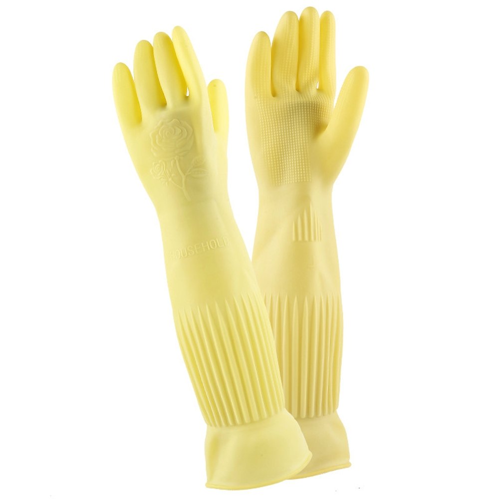 Large Latex Dish Washing Glove - Pk10 - TEM IMPORTS™