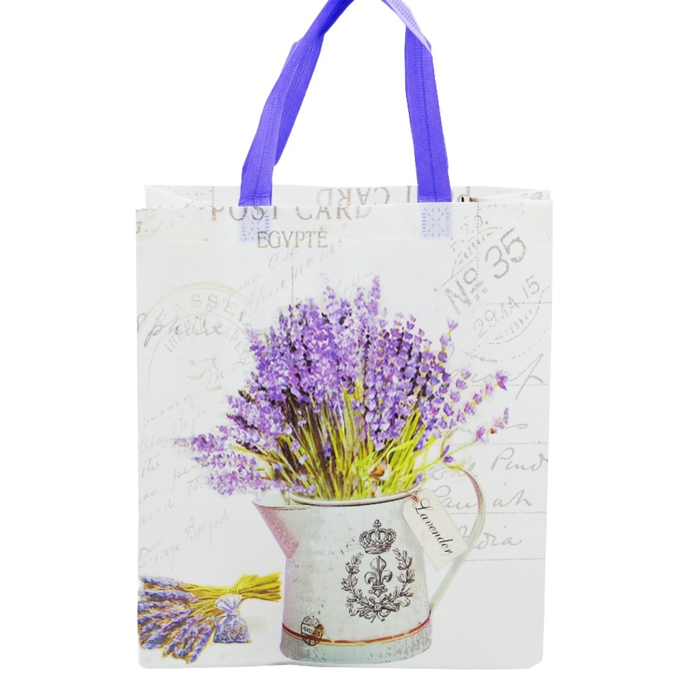Large Pot Lavender Coated Non Woven Bags - Pk10 - TEM IMPORTS™