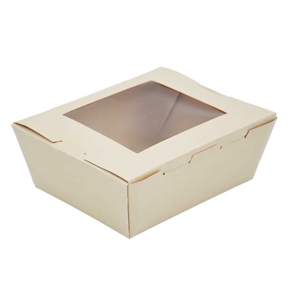 Medium Bamboo Lunch Box With PLA Window - TEM IMPORTS™