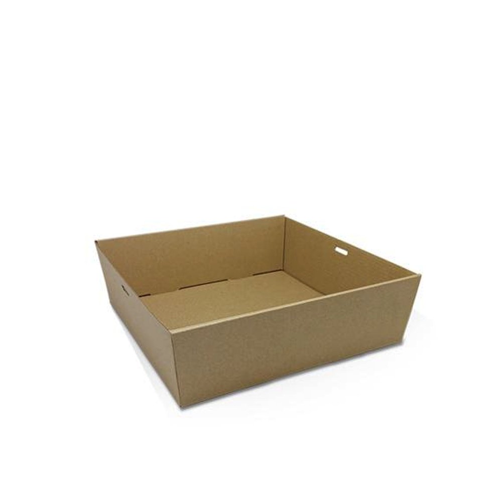 Medium Square Kraft Grazing Box Tray