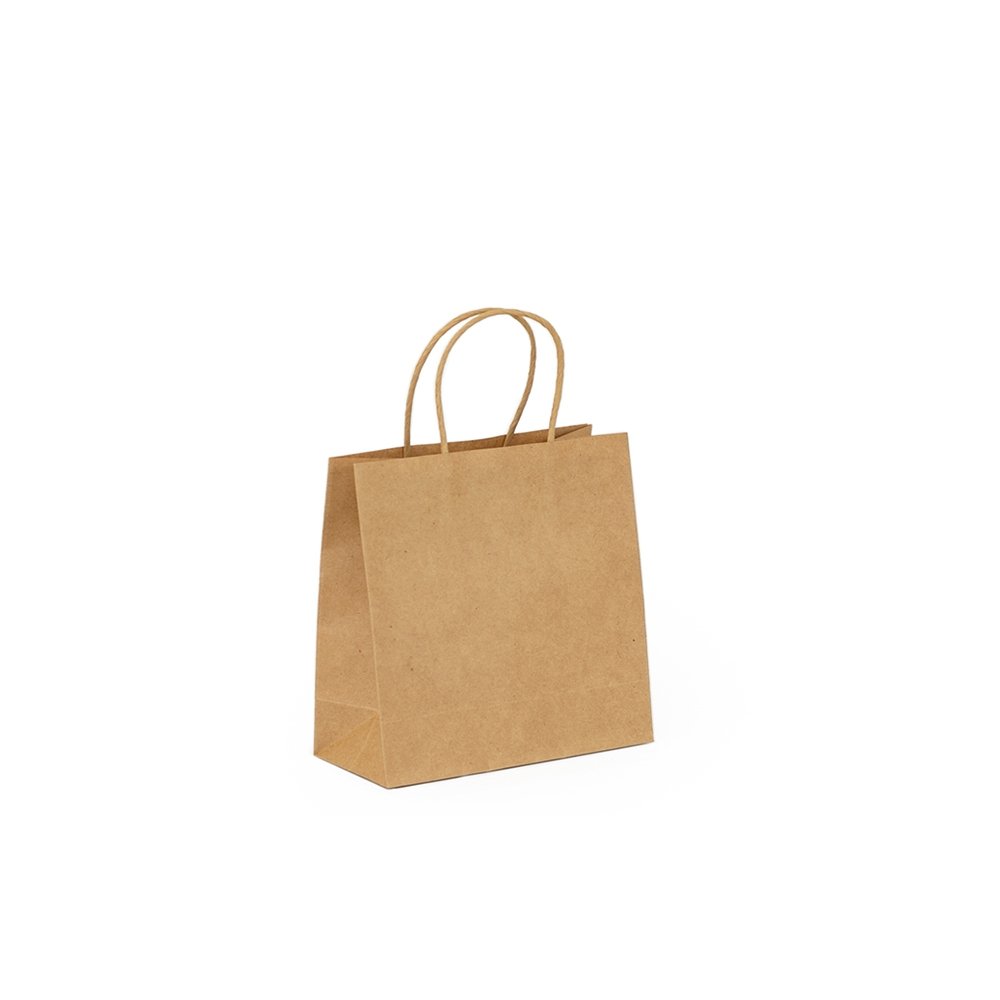 Retail Takeaway Kraft Twisted Handle Paper Bag - Mini