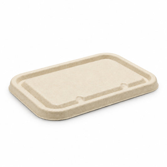 Natural Sugarcane Rectangular Lid suits 500/650/750mL - TEM IMPORTS™