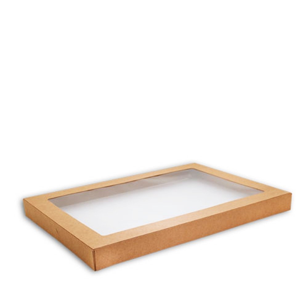 PET Window Lid For Medium Rectangular Grazing Box-Tray *H80 - TEM IMPORTS™