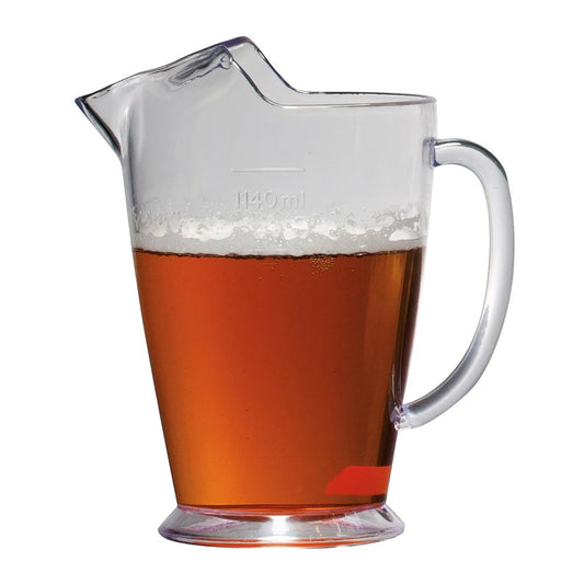 PGC® Classic Plastic Beer Jug 1140mL (SAN) - TEM IMPORTS™