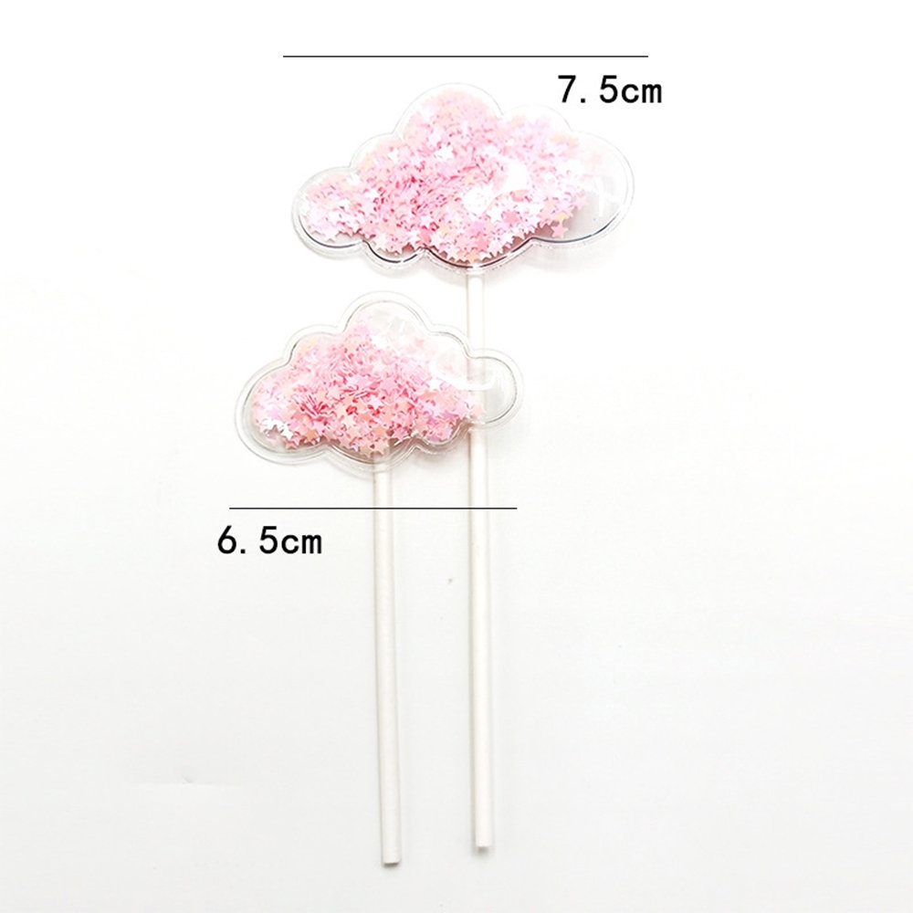 Pink Pillow Cloud Cake Topper Set - TEM IMPORTS™
