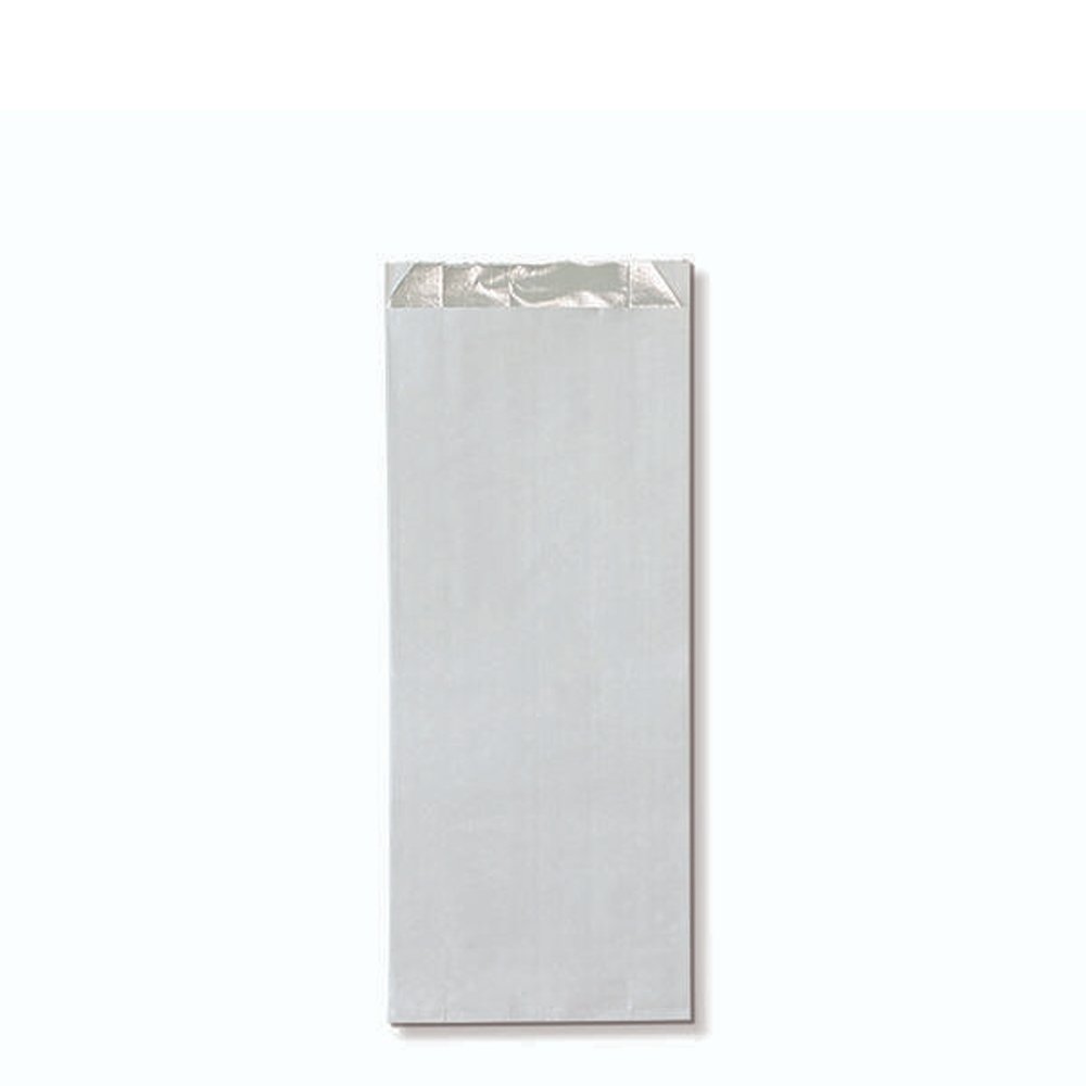 Plain White Regular Foil Bag - Pk250 - TEM IMPORTS™