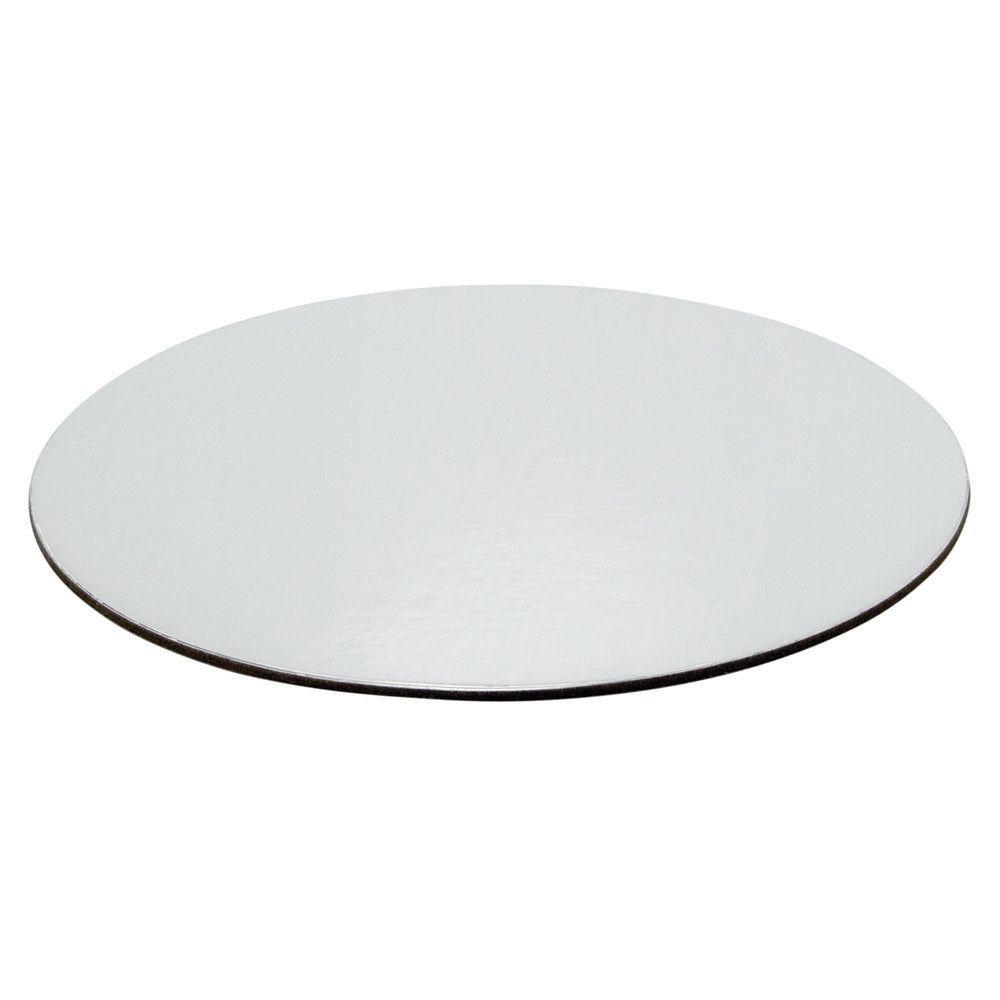 Round Cake Foil Board Silver 8" - TEM IMPORTS™