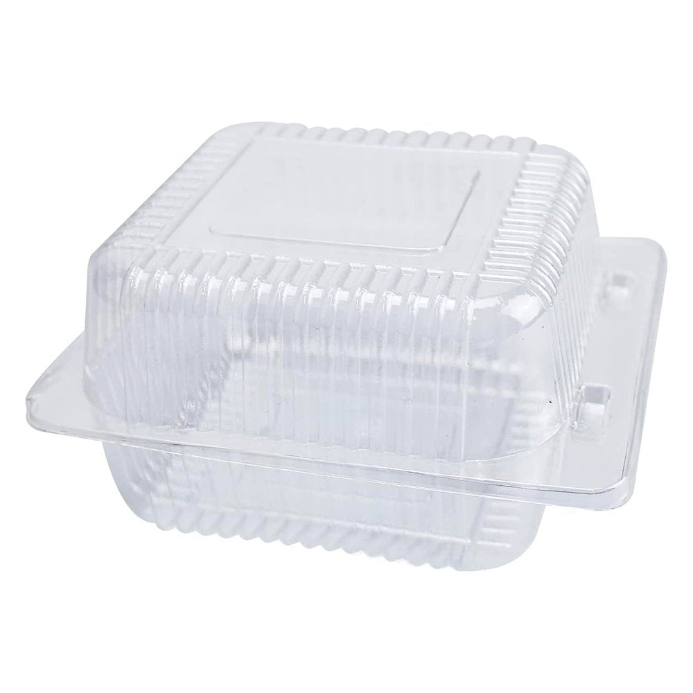 S4-Fold Pack Ribbed Hinged Lid Container - TEM IMPORTS™