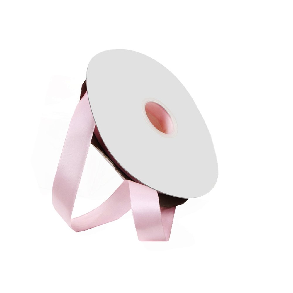 Satin Double Faced Woven Edge Ribbon-Pearl Pink - TEM IMPORTS™