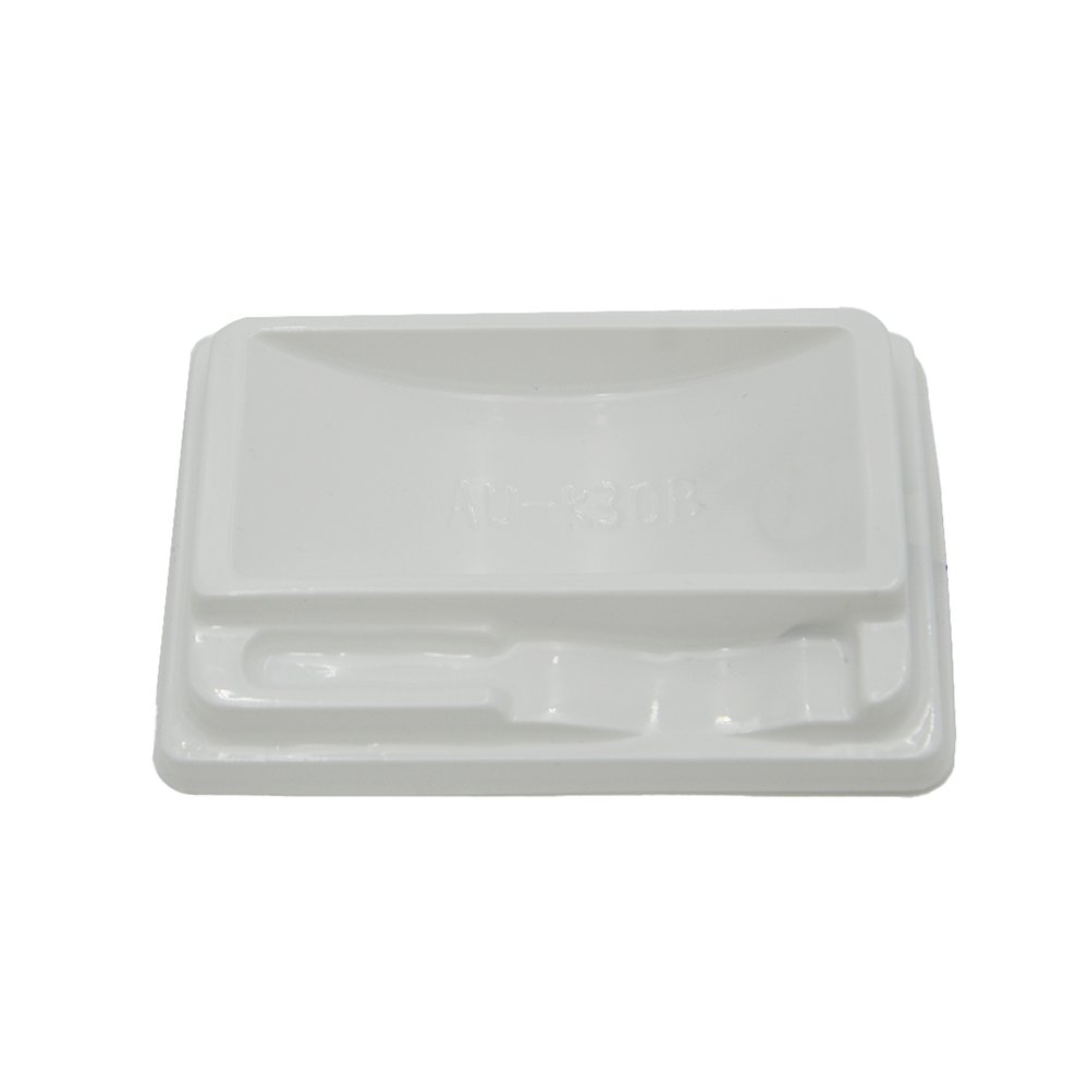 Slice Cake Container With Rectangular Lid - White Base - TEM IMPORTS™