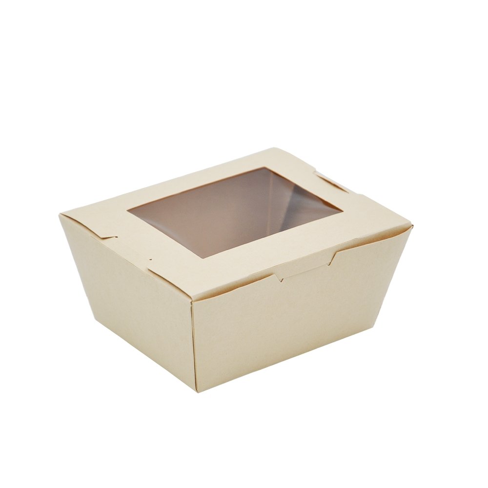 Small Bamboo Lunch Box With PLA Window - TEM IMPORTS™