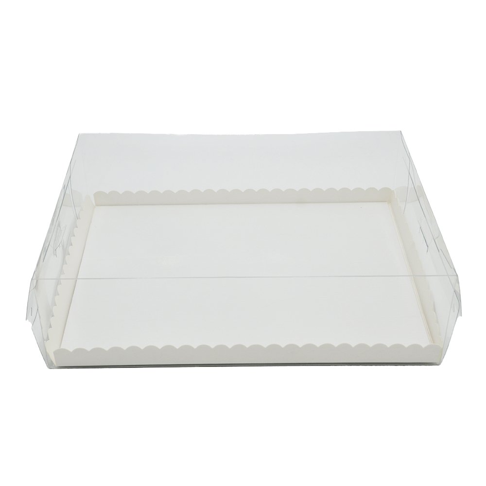 Small Rectangular Clear Cake Box - TEM IMPORTS™