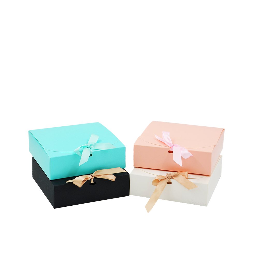 Small Sleek Paper Box With Ribbon - TEM IMPORTS™